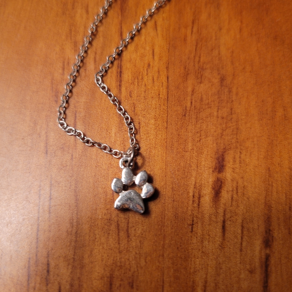 Pawz Silver Necklace